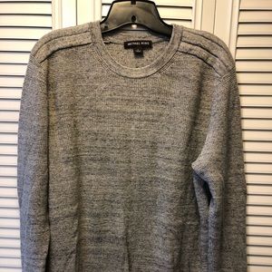 Michael Kors Grey Waffle Knit Sweater Large